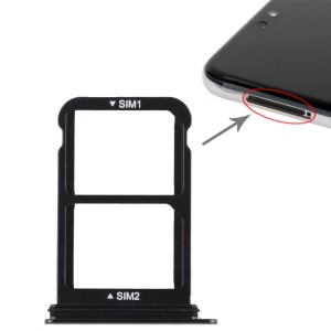 Suporte de Cartão SIM e microSD Compatível Huawei P20 Preto