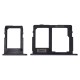 KIT Suportes de Cartões Compatível Galaxy J3 (2017) Dual SIM / J330 & J5 (2017) J530 & J7 (2017) J730 Preto