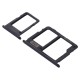 KIT Suportes de Cartões Compatível Galaxy J3 (2017) Dual SIM / J330 & J5 (2017) J530 & J7 (2017) J730 Preto