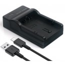 Carregador compatível para Bateria Olympus Li-40B 