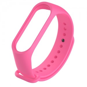 Pulseira de borracha para Xiaomi Mi Band 3 rosa