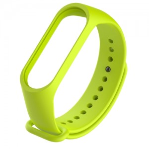 Pulseira de borracha para Xiaomi Mi Band 3 verde