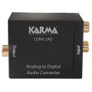 Conversor Audio Analógico(RCA) para Audio Digital(Coaxial/Tosl) 