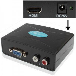 CONVERSOR VGA PARA HDMI COM AUDIO