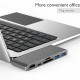 Adaptador USB-C / Tipo-C para USB3.0x2 Tipo-Cx1 , HDMI, Leitor de Cartões SD,Micro SD