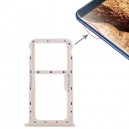 Suporte de Cartão SIM e microSD Compatível Huawei Mate 20 Lite Dourado