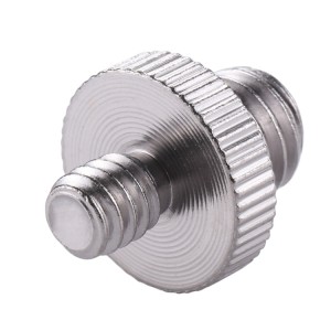 Adaptador tripé 1/4 polegadas macho para 3/8 polegadas macho