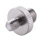 Adaptador tripé 1/4 polegadas macho para 3/8 polegadas macho