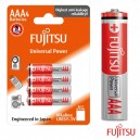 PILHA ALCALINA LR03/AAA 1.5V 4X BLISTER FUJITSU	