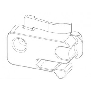 Suporte Direito da Aba do Congelador Ariston/ Whirlpool C00506172