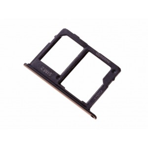 Bandeja SIM e SIM/SD preta Compat&iacute;vel c/ Samsung Galaxy J6, J600F