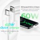 Cabo JOYROOM S-M373 Ben Series Type-C to Type-C 60W Quick Charging