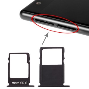 Bandeja SIM negra para Nokia 3