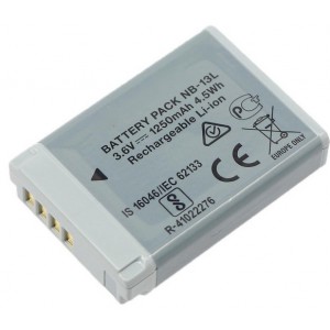 Bateria 1010mAh 3.7V compatível c/ Canon NB-13L