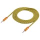 Cabo de áudio Jack 2m 3.5mm Amarelo