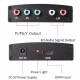 Adaptador 1080P HD HDMI to YPbPr Video and R/L Audio
