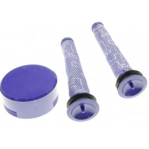  KIT FILTROS COMPATÍVEL C/  DYSON V7, V8, SV10, SV11, HH11