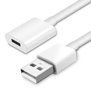 Cabo Carregamento Compatível Apple Pencil 1m (Branco)