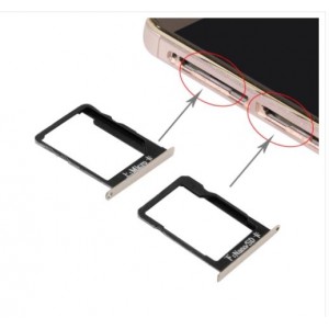Huawei Mate 7 Cartão SIM Tray e Cartão Micro SD Tray(Dourado)