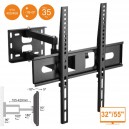 SUPORTE LCD/LED 32/55" C/ 2 BRAÇOS VESA 600/400 35KG