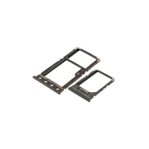 Bandejas SIM e Micro SD Pretas para Xiaomi Redmi 6A / Xiaomi Redmi 6