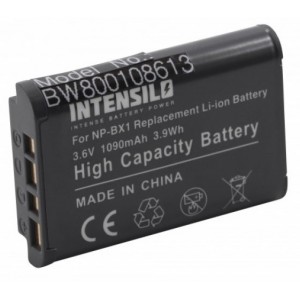 Bateria Compatível SONY NP-BX1 Li-ion, 3,7 Volt, 1000mAh, 3,7Wh