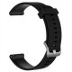 Bracelete silicone Preto 22mm