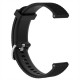 Bracelete silicone Preto 22mm