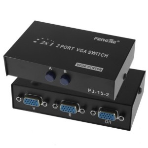 SWITCH VGA 2 IN 1 OUT p/ MONITOR, TV