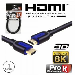 Cabo Dourado HDMI 2.1 8K 1M