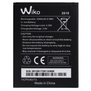 Bateria Wiko Robby Jerry 2, Jerry 3, Tommy 3 Lenny 4 Plus 2500mAh