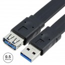 Cabo USB-A 3.0 Macho / Fêmea 0.5m PROK