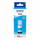 Recarga de Tinta EPSON 104 Ciano (65ml) - EcoTank 2710/2711/2712/2714/ 2720/2721/2726/4700 