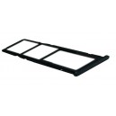 Bandeja Dual SIM/SD negra para Huawei Y7 (2018)