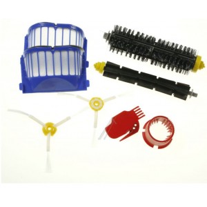 Kit Manutenção (Escovas, Filtros e Acessórios de Limpeza) compatível c/ ROOMBA SERIE 600
