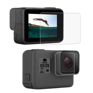 Vidro Temperado Protecçao display + Lente Compativel C/  GoPro HERO7 Black /HERO7 Silver / HERO7 White /6 /5 