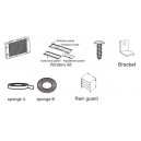 KIT DE ACESSORIOS DE MONTAGEM + KIT DE JANELA