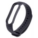 Pulseira de borracha Compativel C/  Xiaomi Mi Band 5 / Mi Band 6 (Preta)