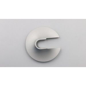 Hinge cover Top, C4 Silver