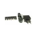 Carregador universal 5V, 3A, 15W, macho USB-C, 5,5x2,5mm