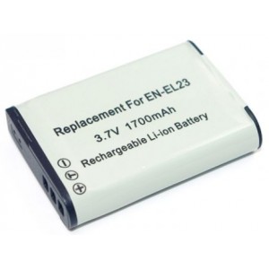 Batería 3,7V, 1400mAh, 5,2Wh compatível c/ Nikon EN-EL23