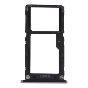 SUPORTE CARTAO SIM + MICRO SD COMPATIVEL C/ Xiaomi Mi 8 Lite(Preto)
