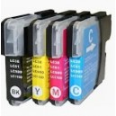 Tinteiros compativel  LC980, LC985, LC1100 Series (4x pretos, 2x cor)