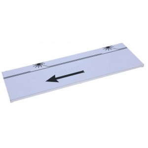 Painel / Tampa do Filtro Exaustor Electrolux 140150133019