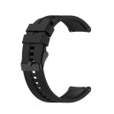 Bracelete Silicone Compatível c/ Huawei Watch GT 2 46mm PRETA
