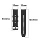 Bracelete Silicone Compatível c/ Huawei Watch GT 2 46mm PRETA