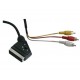 CABO SCART MACHO / 3 RCA MACHO 2M