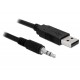 Cabo USB para Jack 3,5 mm 