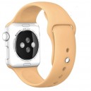Bracelete Compatível  Apple Watch Series 6 & SE & 5 & 4 44mm / 3 & 2 & 1 42mm Khaki 