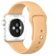 Bracelete Compatível  Apple Watch Series 6 & SE & 5 & 4 44mm / 3 & 2 & 1 42mm Khaki 
